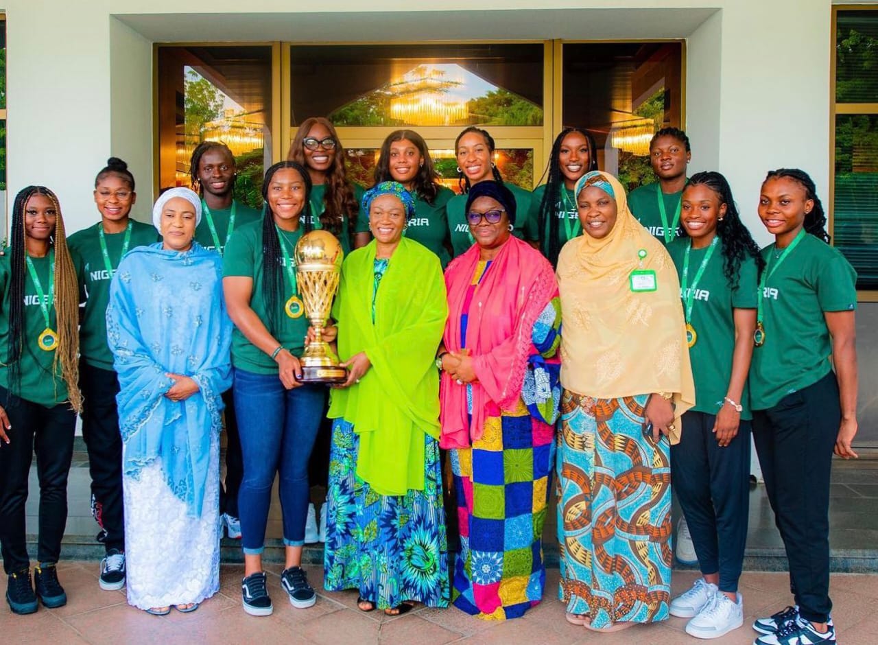 Basketball: First Lady, Oluremi Tinubu Receives D’Tigress in Abuja