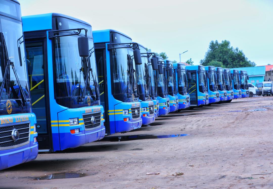 Borno: Gov Zulum Unveils 70 Buses for Metro Transport, Civil Servants with New Buildings at Terminus