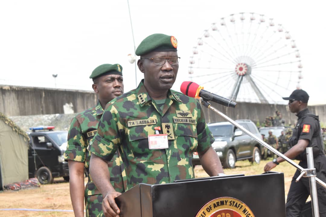 COAS Flags Off Multiple Exercises in Lagos, Charges Troop to Adhere to Rules of Engagement