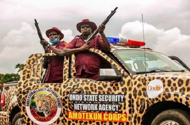 Ondo: Amotekun Parades 11 Suspected Armed Robbers, Reports 20 Motorcyclists Killed During Night Patrol