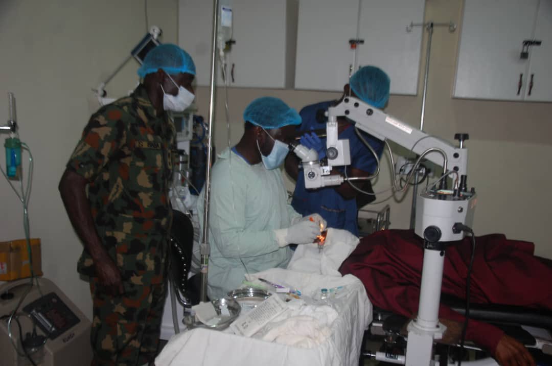 Rivers: Army Conducts Free Cataract Surgery in Port Harcourt Barracks, As MG Ugbo Vows to Ensure Personnel Perform Optimally