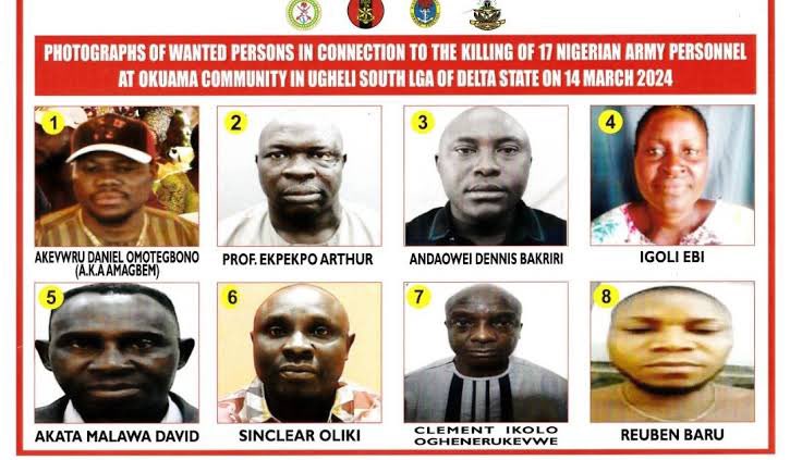 Nigerian Military to Offer Reward for Information to Apprehend Culprits Linked to Death of Soldiers in Okuoma