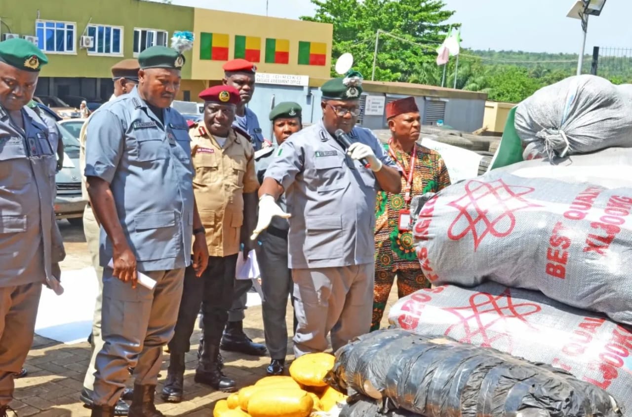Ogun: Customs Seized Stash of N500 Million Worth of Ammunition in Bags of Garri