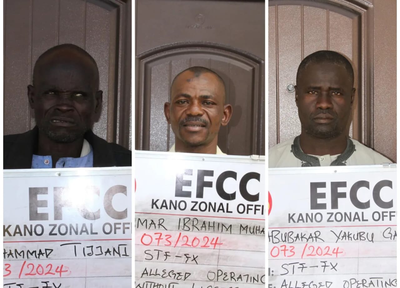 Kano: EFCC Sentences 3 BDC Agents to Prison  for Doing Business without License