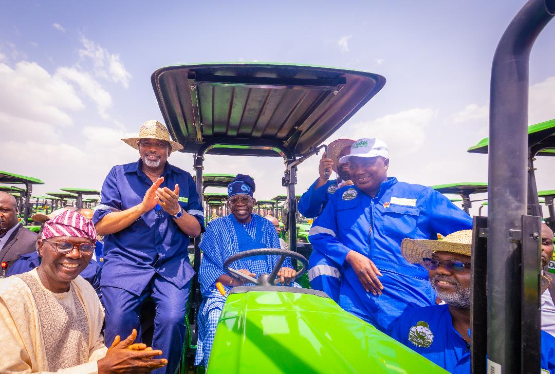 Tinubu Orders 10,000 Tractors as Germany’s Deutsch Bank Pours €995m into Agric Hubs Across 774 LGs