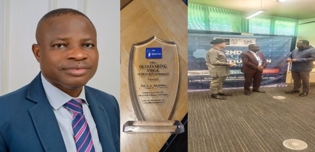 OAU Don, Prof Aderounmu Emerges Africa Outstanding Scholar on Technology