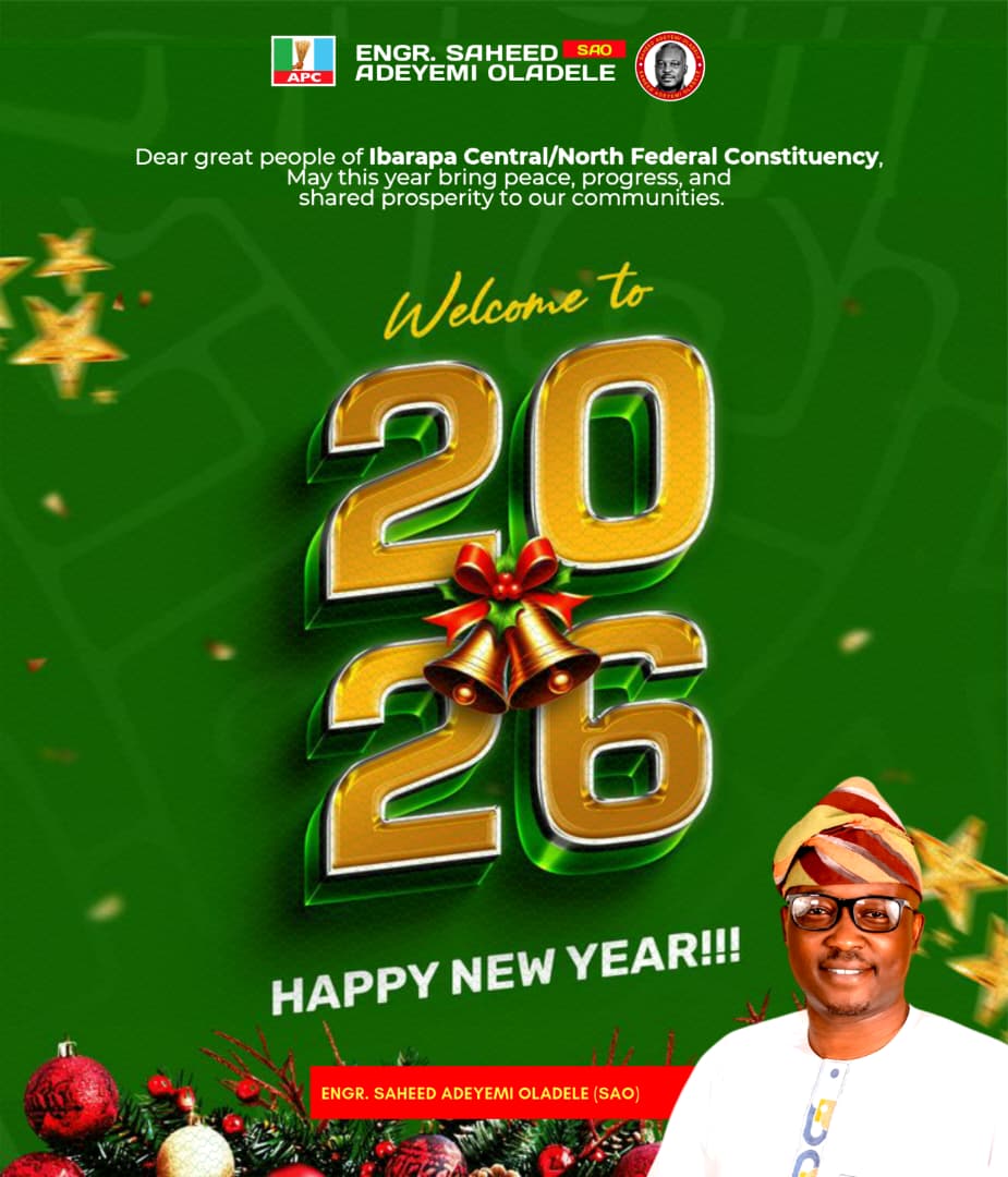 2026: Engr SAO Celebrates New Year with Constituents, Calls for National Unity and Patriotism